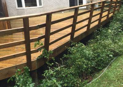 backyard deck