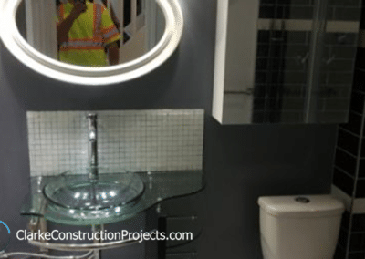 new bathroom build